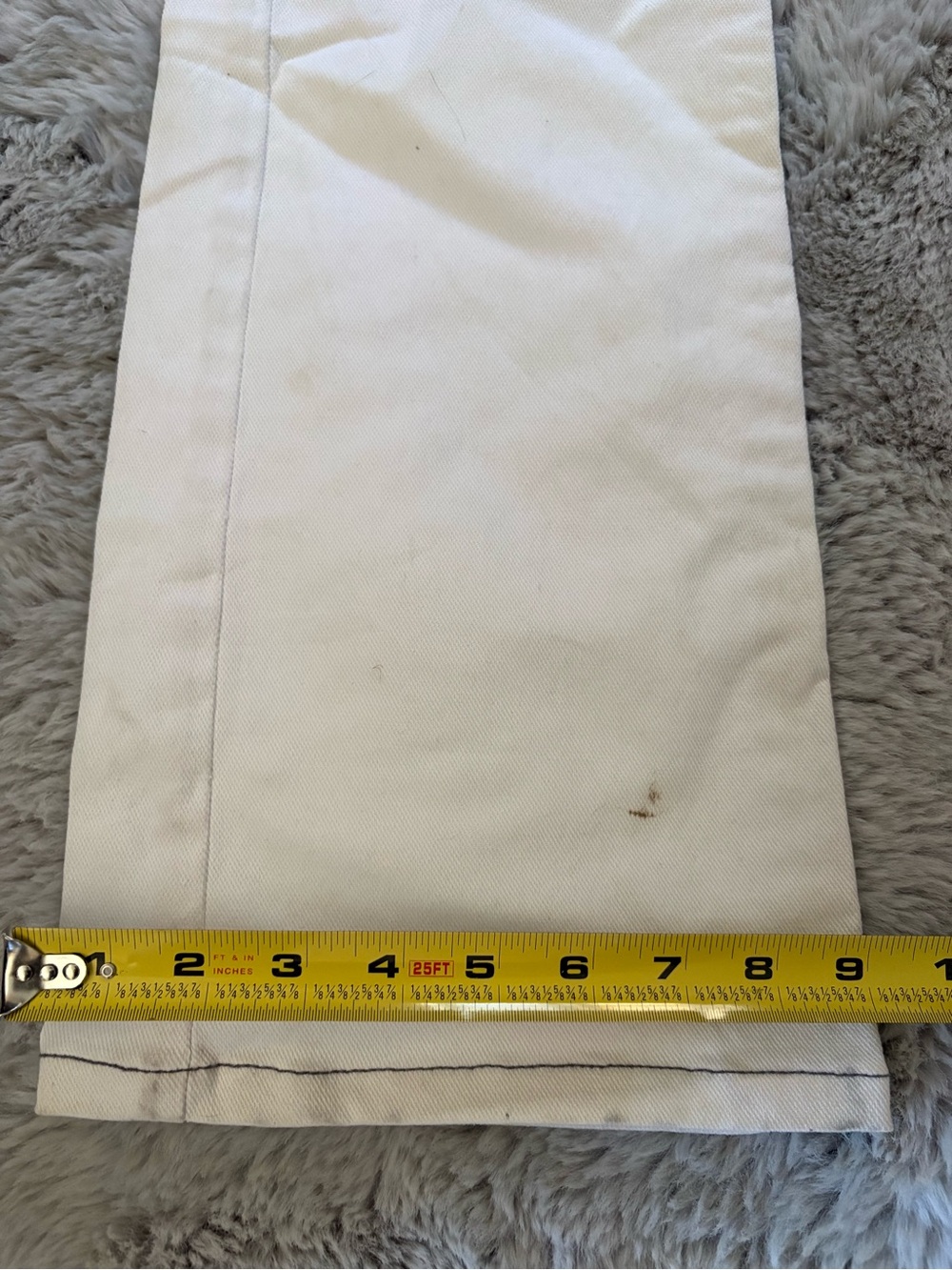 True Religion/JRC Indian Rock Culture White Denim Jeans with Skull Logo Patch - Picture 6 of 6